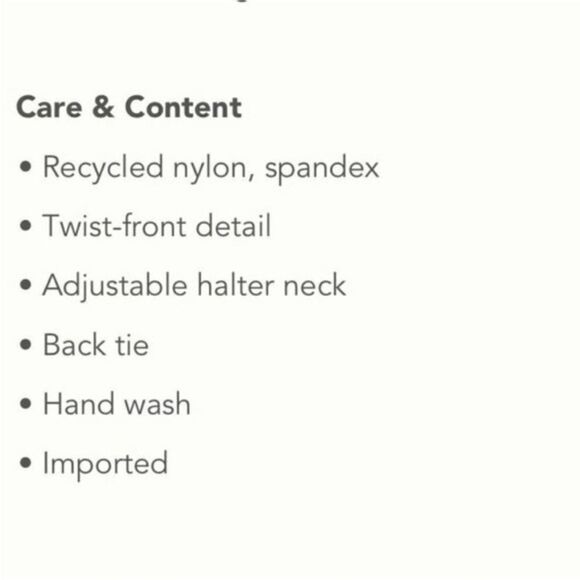 Anthropologie Maeve Violet Wrap Halter Swimsuit Sz M NWOT - Picture 10 of 10